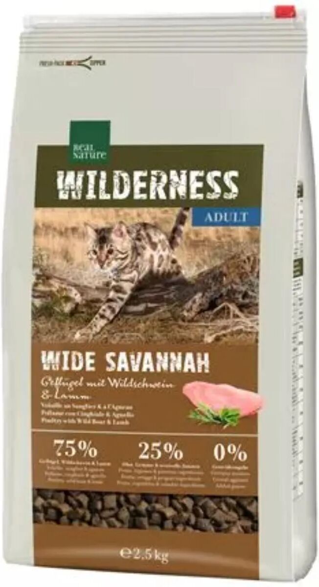 REAL NATURE Wilderness Wide Savannah Gatto Adult 2.5KG