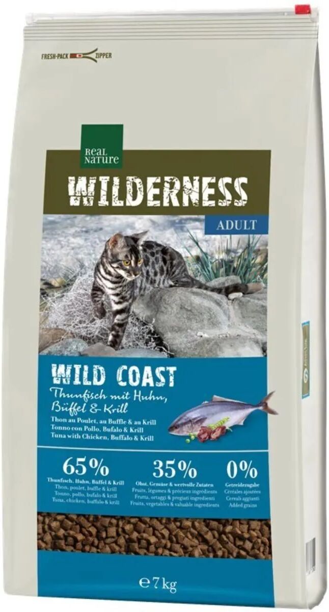 REAL NATURE Wilderness Wildcoast Adult Tonno con Pollo e Bufalo 7KG