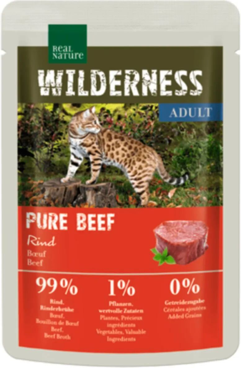 REAL NATURE Wilderness Cat Busta Multipack 12x85G MANZO