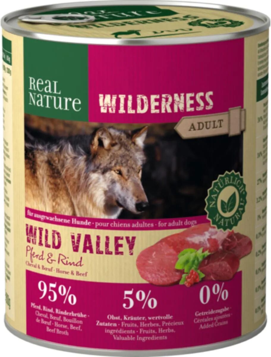 REAL NATURE Wilderness Dog Lattina 800G CAVALLO E BOVINO