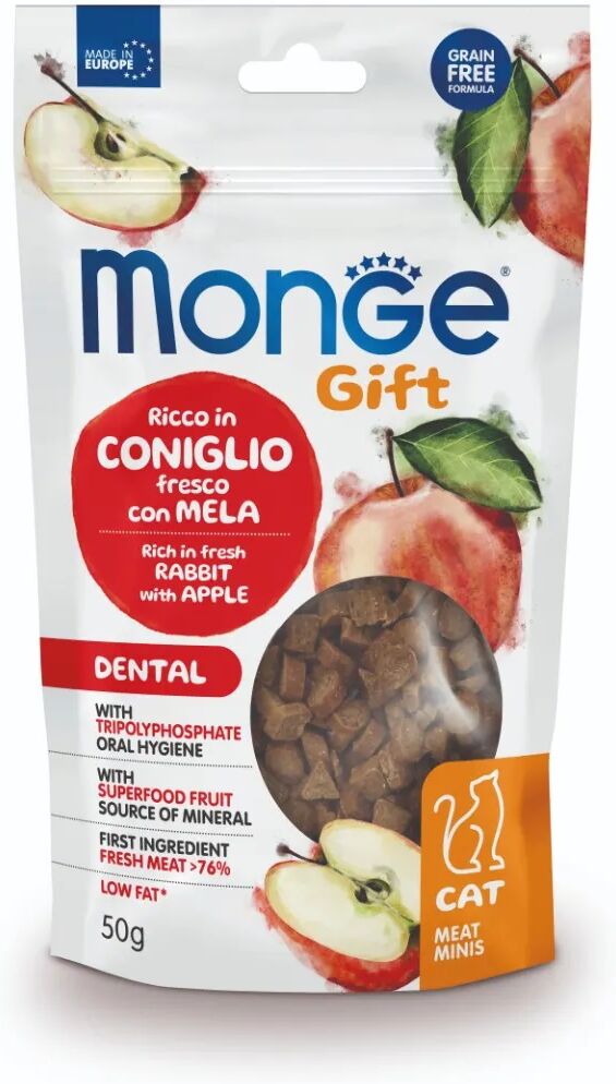 MONGE Gift Dental Ricco in Coniglio con Mela 50GR