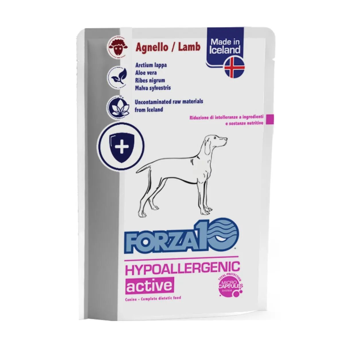FORZA10 Dog Hypoallergenic Active AGNELLO