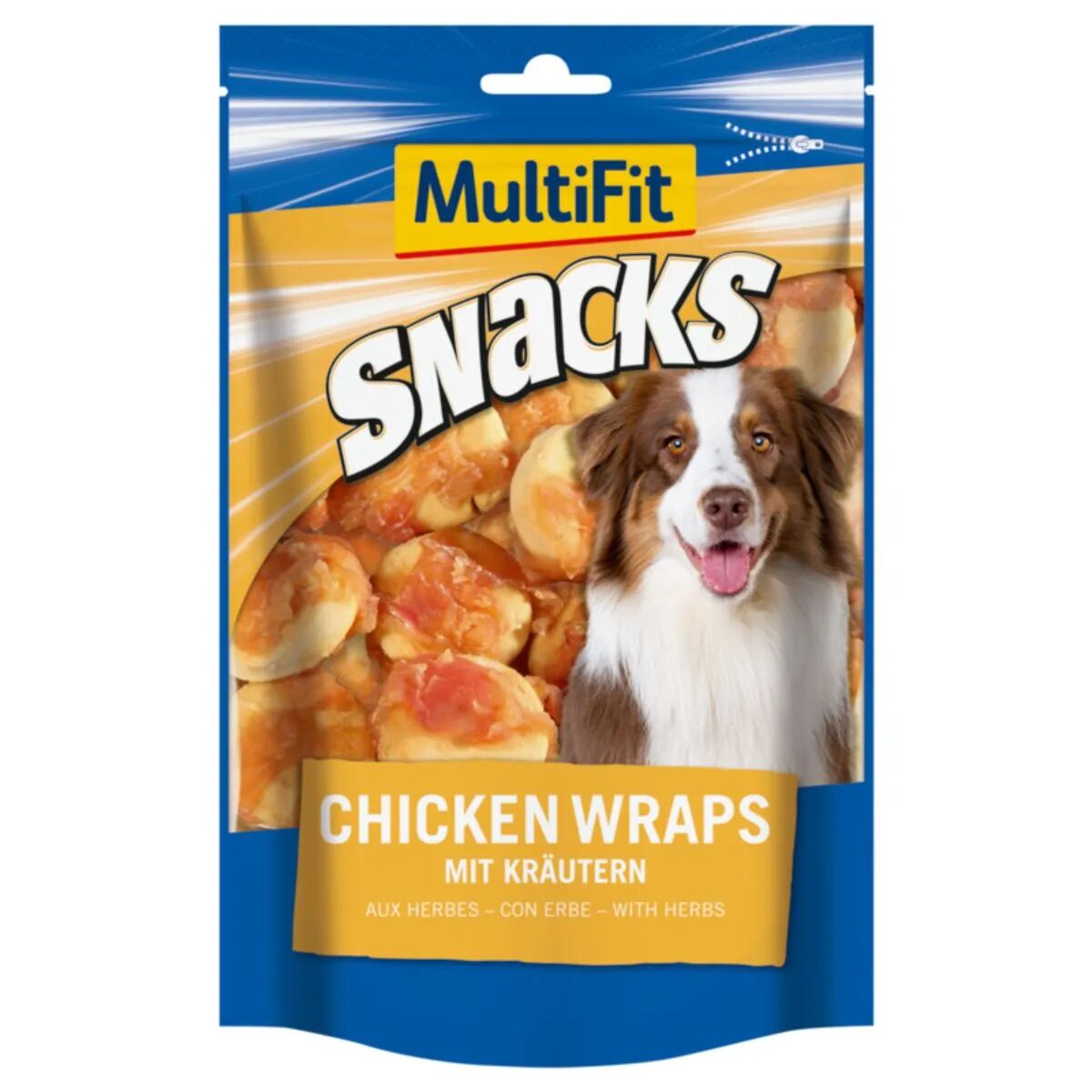 MULTIFIT Snack Dog Wraps 140G POLLO