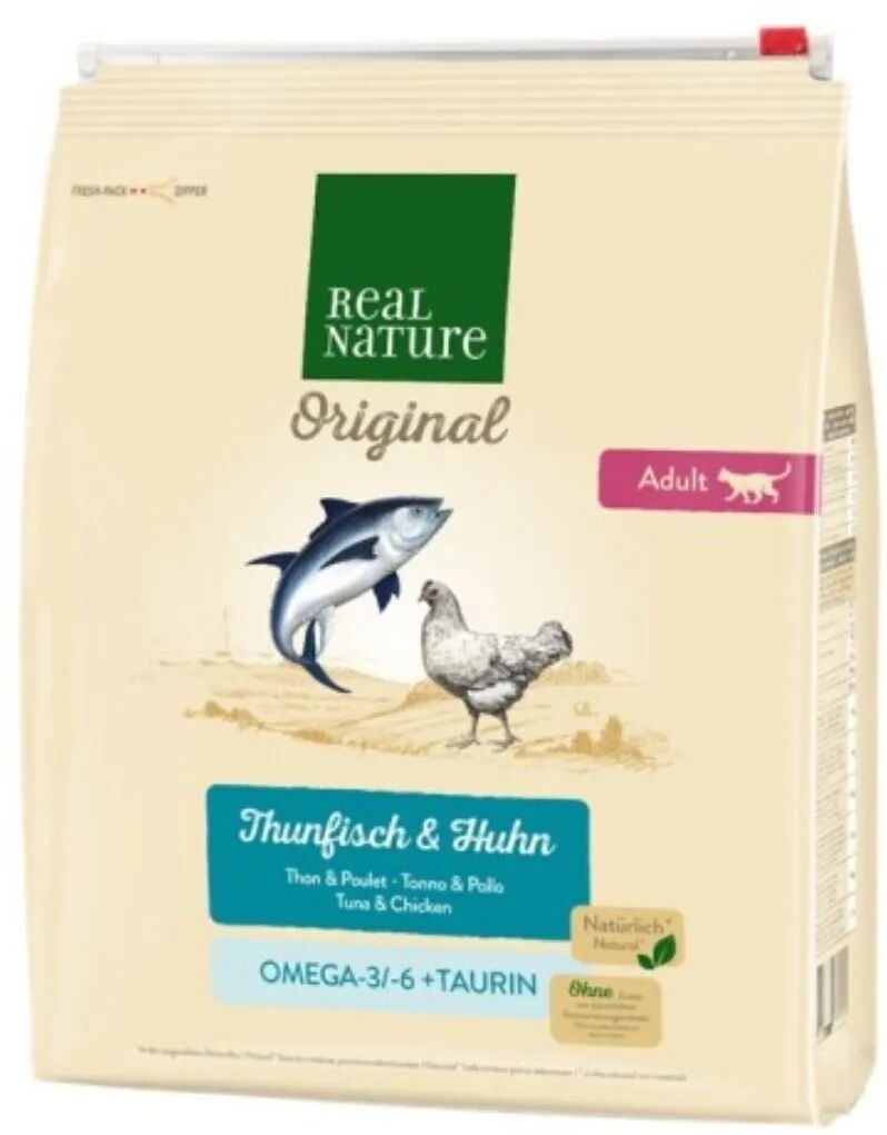 REAL NATURE Original Cat Adult Tonno e Pollo 2KG