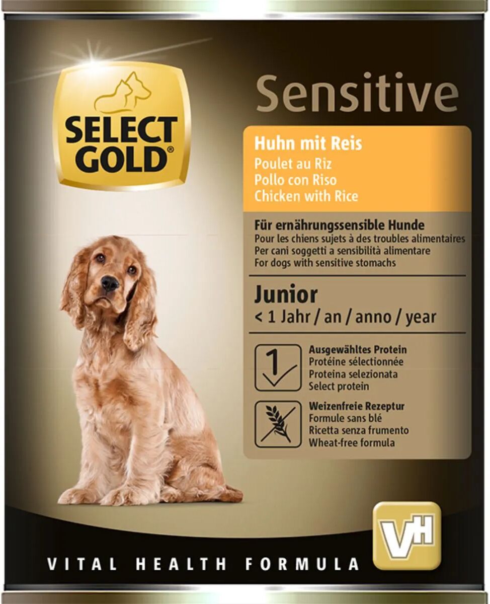 SELECT GOLD Sensitive Puppy Lattina 400G POLLO CON RISO