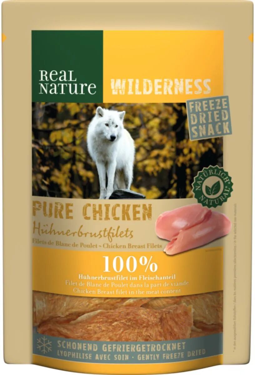 REAL NATURE Wilderness Snack Dog Pure Dried 100G POLLO