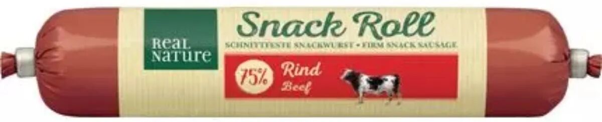 REAL NATURE Wilderness Snack Dog Roll 80G MANZO