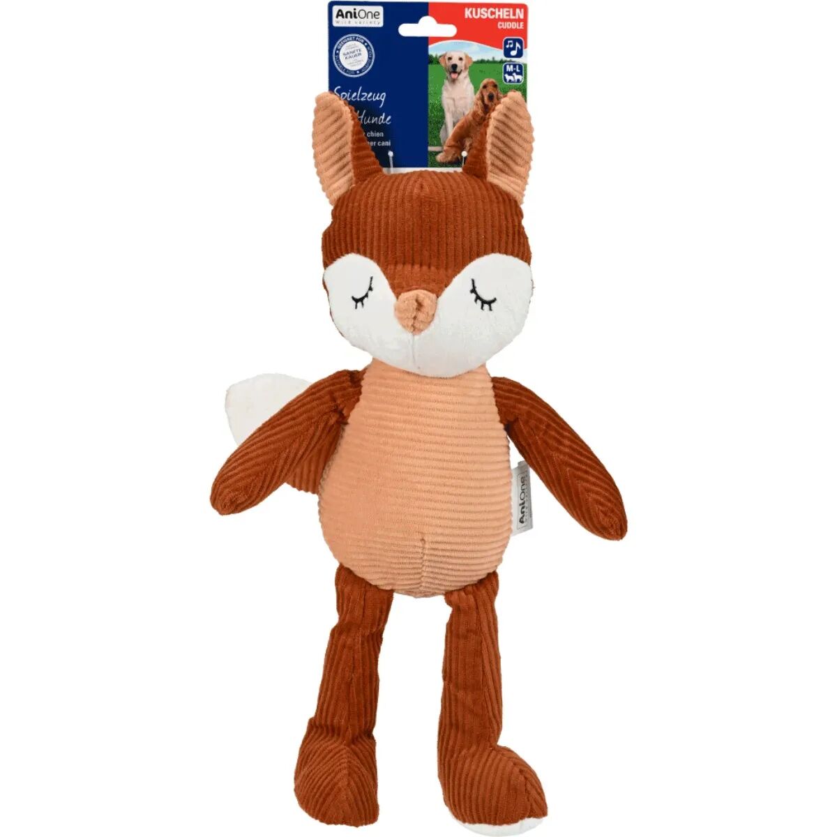 ANIONE Gioco Cane Peluche Volpe 37CM