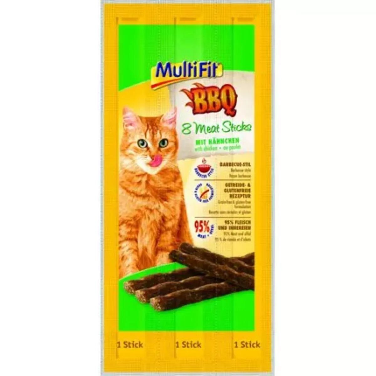 MULTIFIT BBQ Snack Cat 8PZ POLLO