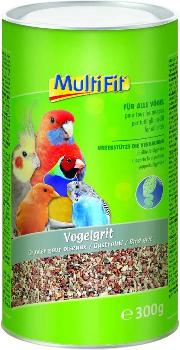 MULTIFIT Mangime Mix Grit per Uccelli 300G