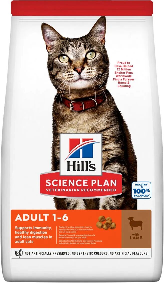 HILLS Hill's Science Plan Adult Alimento per Gatti con Agnello 1.5KG