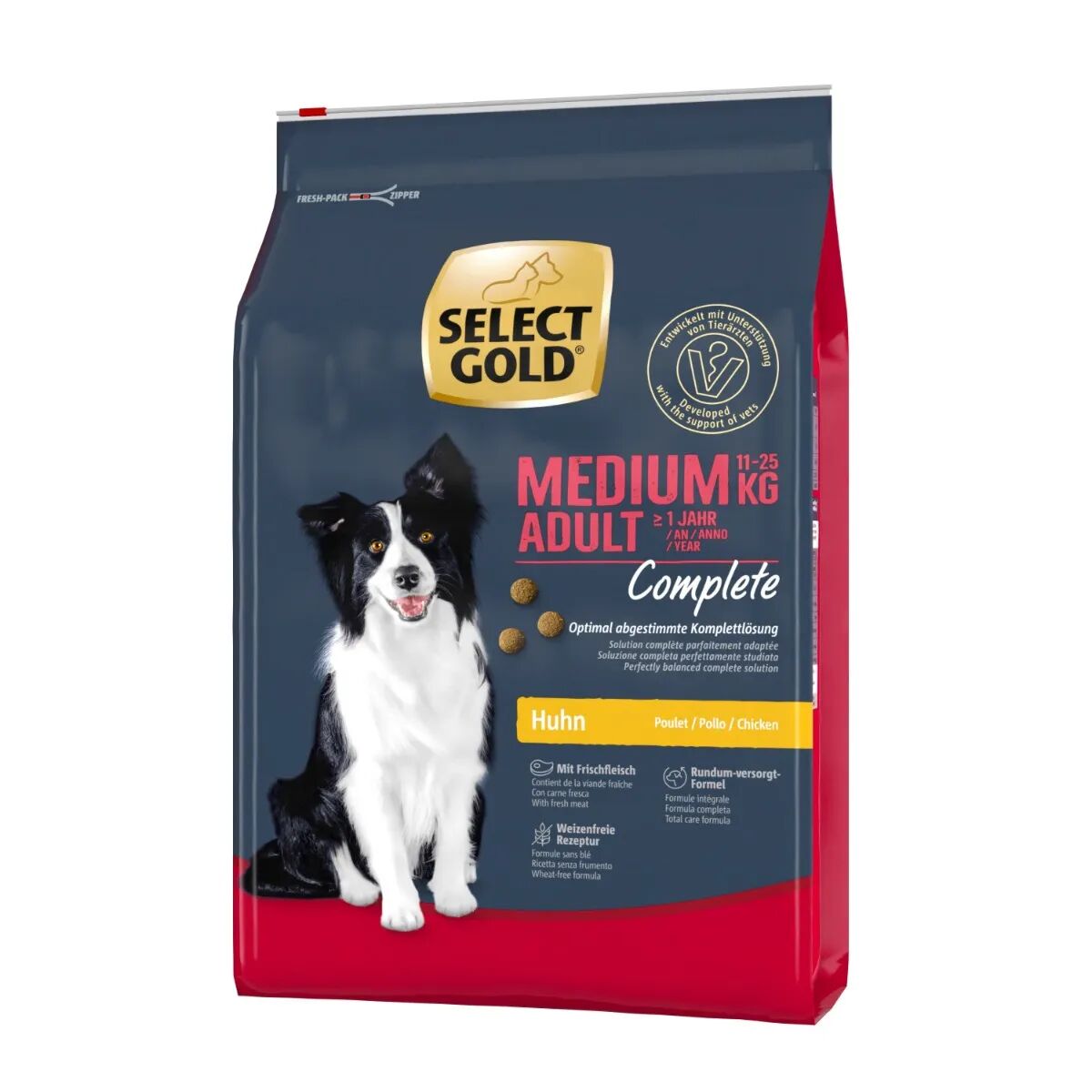SELECT GOLD Complete Medium Adult Pollo 4KG