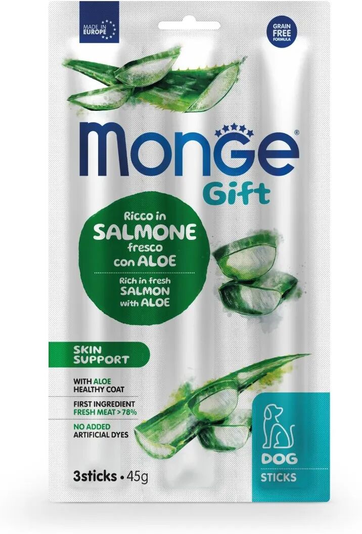 MONGE Gift Skin Support al Salmone e Aloe Vera 2PZ