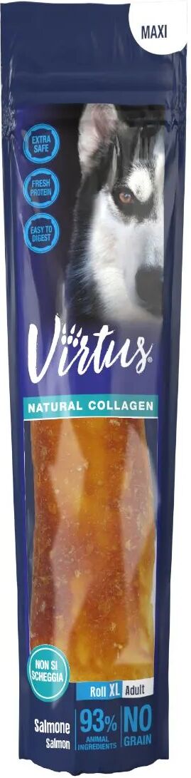 VIRTUS Snack Dog Collagene Roll XL Salmone Maxi 85G 85G