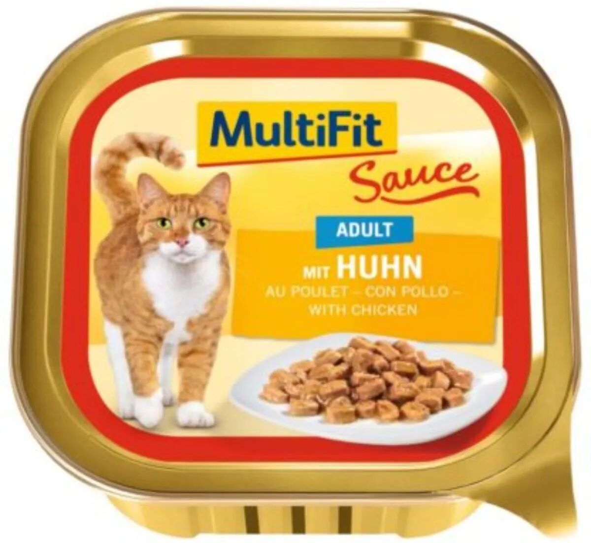 MULTIFIT Sauce Cat Vaschetta Multipack 16x100G POLLO