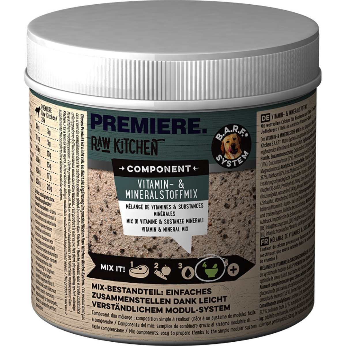 PREMIERE Dog Raw Kitchen Mix di Vitamine 500G