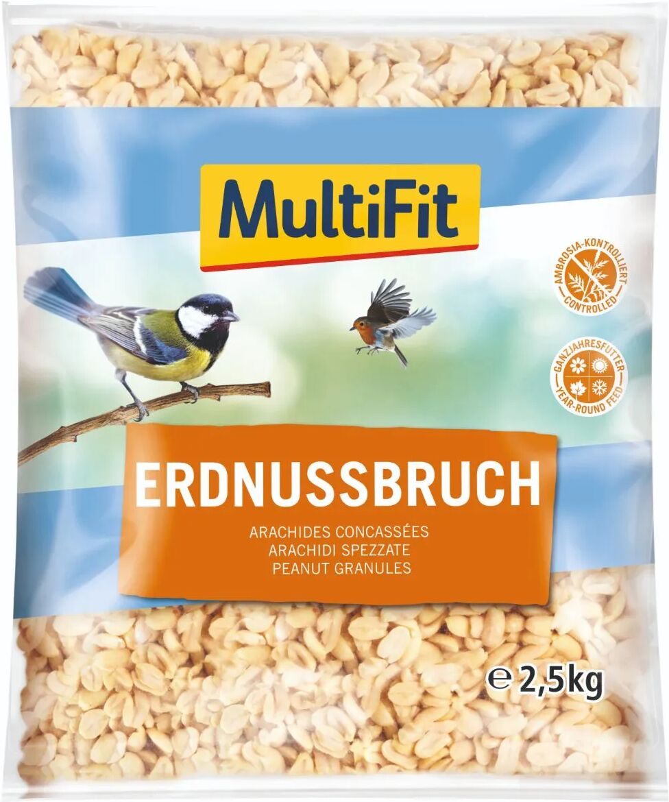 MULTIFIT Alimento Uccelli Selvatici Arachidi 2.5KG