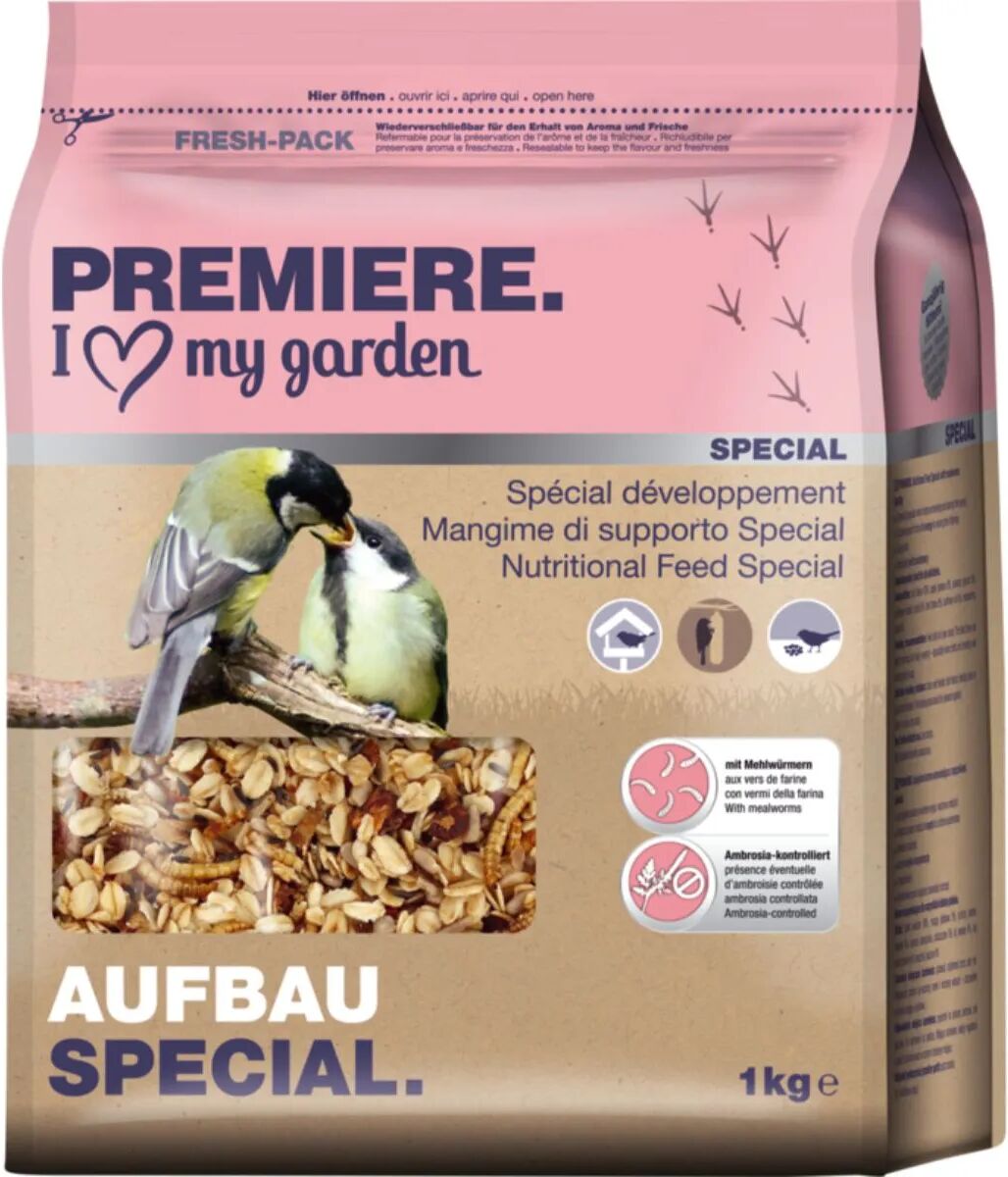 PREMIERE Alimento per Uccelli Supporto 1KG