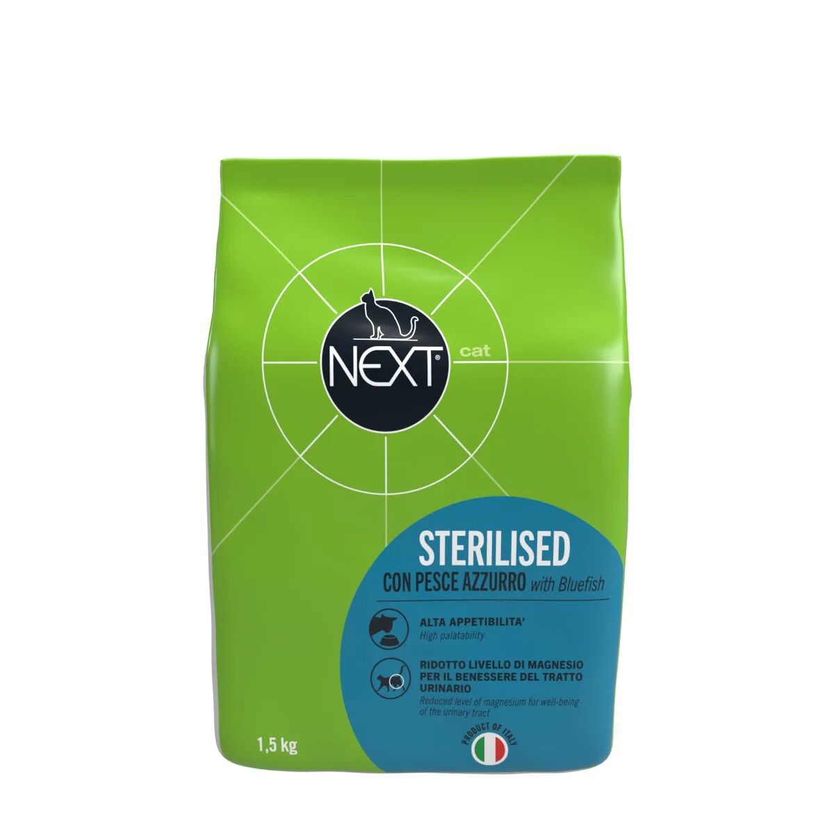 NEXT Cat Adult Sterilized Pesce Azzurro 1.5KG