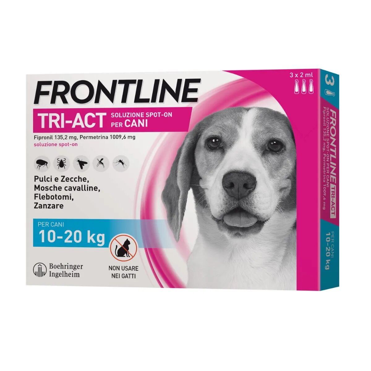 FRONTLINE Tri-Act Cane 10-20KG 3 PIPETTE