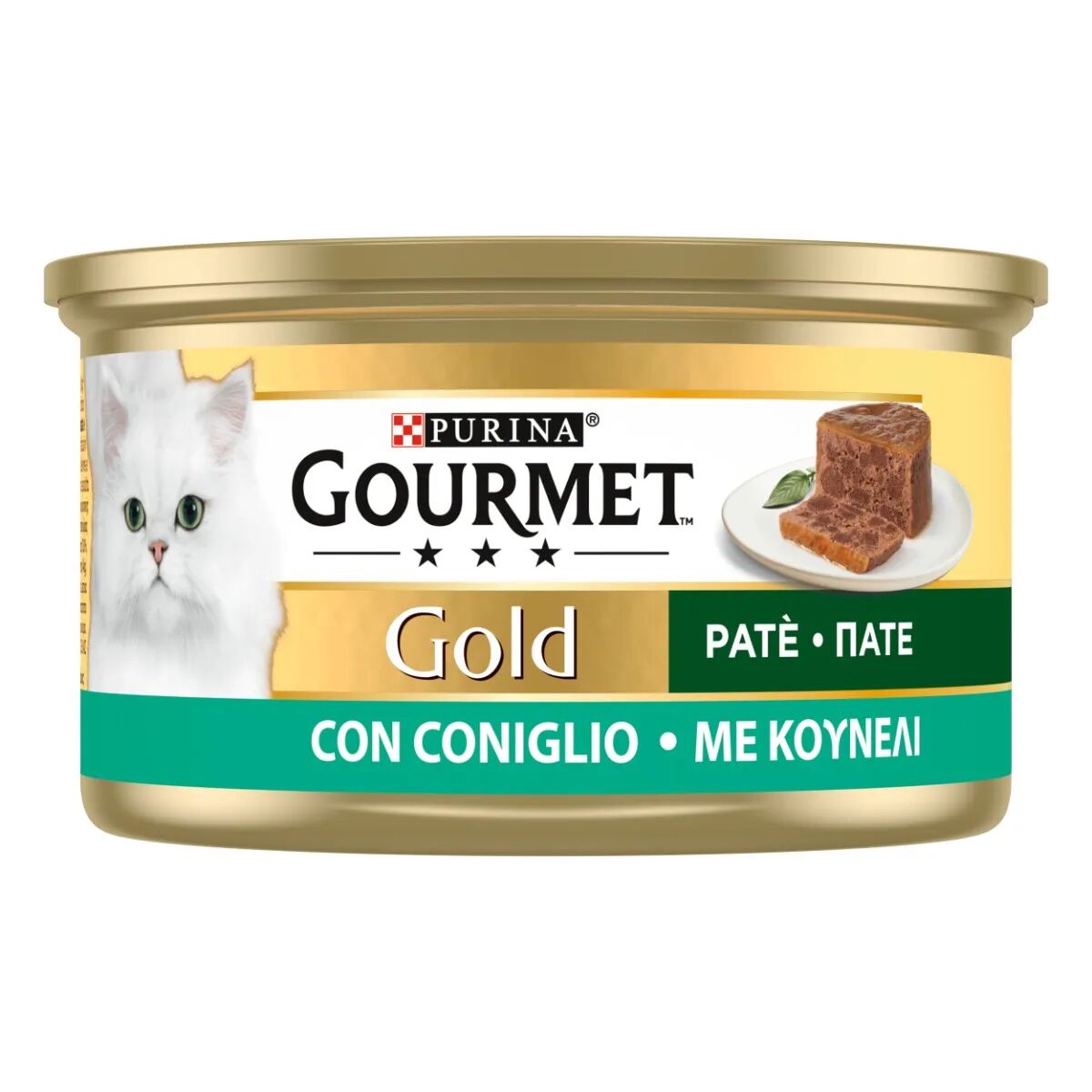 GOURMET Gold Patè Cat Lattina Multipack 24x85G CONIGLIO