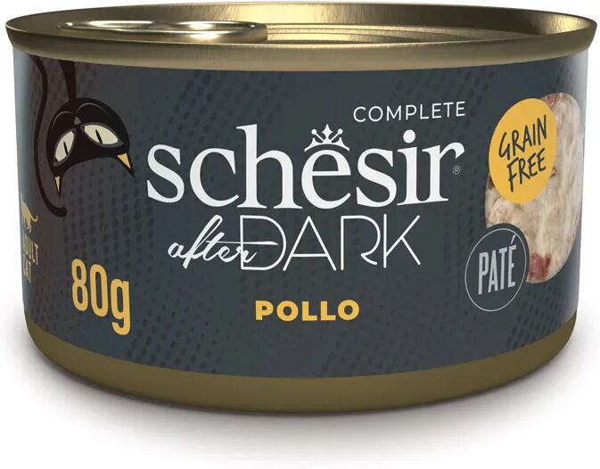 SCHESIR After Dark Patè Cat Lattina Multipack 12x80G POLLO