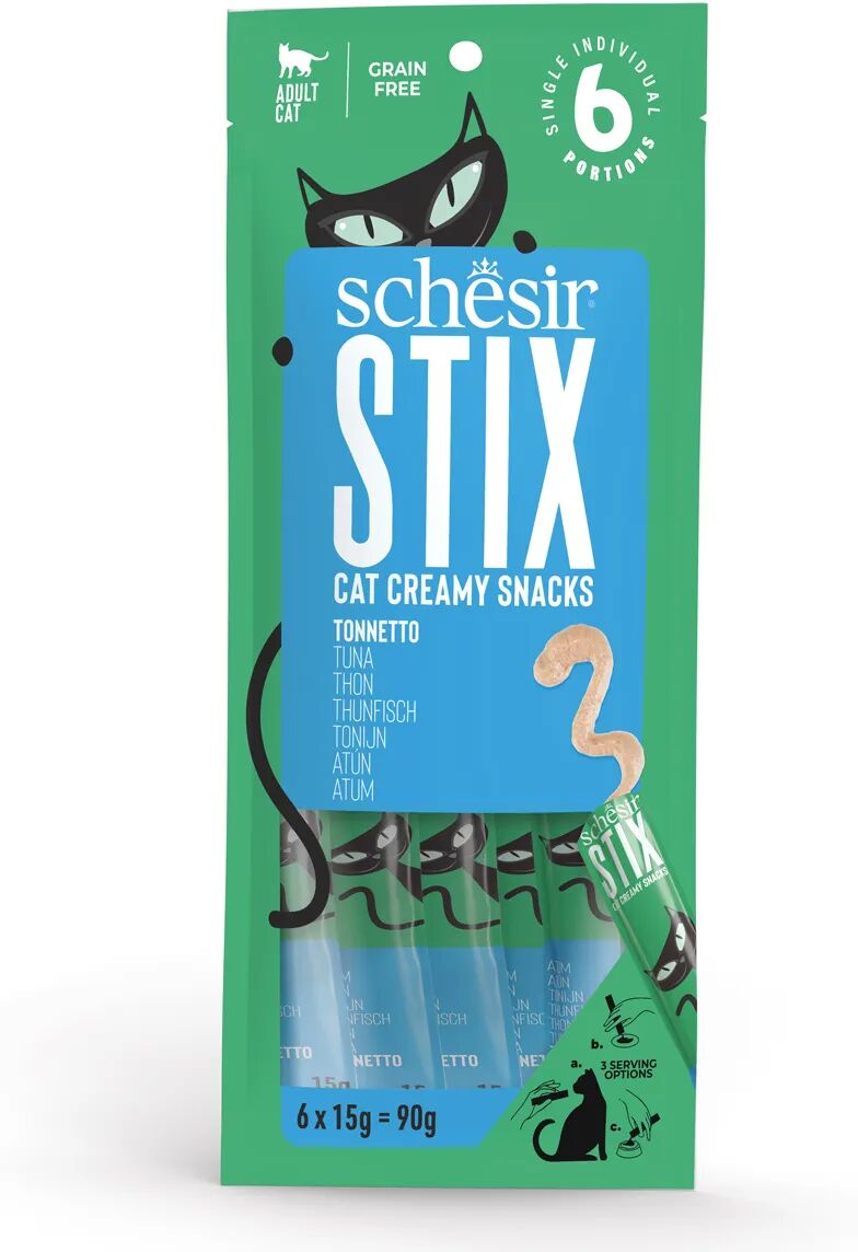 SCHESIR Snack Cat Creamy 6X15G TONNETTO