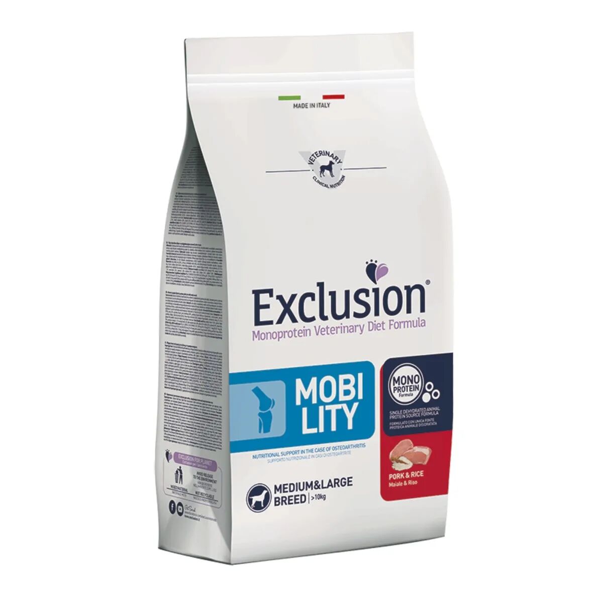 EXCLUSION Dog Mobility Medium Large Maiale 2KG