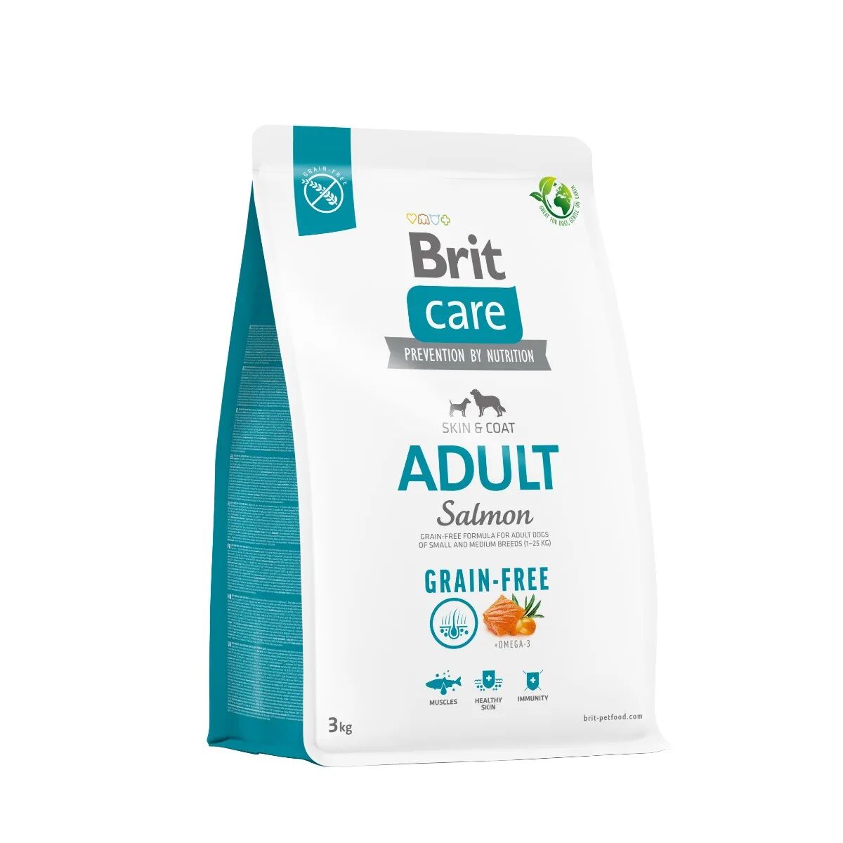 BRIT Care Dog Adult Grain Free Skin&Coat Salmone 3KG