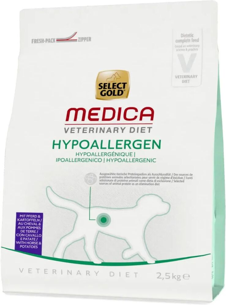 SELECT GOLD MEDICA Dog Hypoallergenic Cavallo 2.5KG