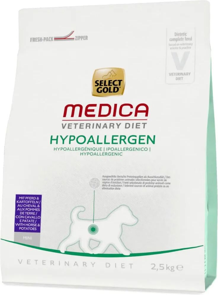 SELECT GOLD MEDICA Dog Mini Hypoallergenic Cavallo 2.5KG