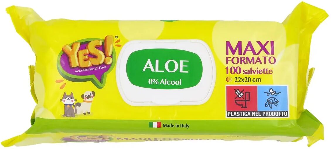 YES ! Dog Salviette Umide Maxi ALOE