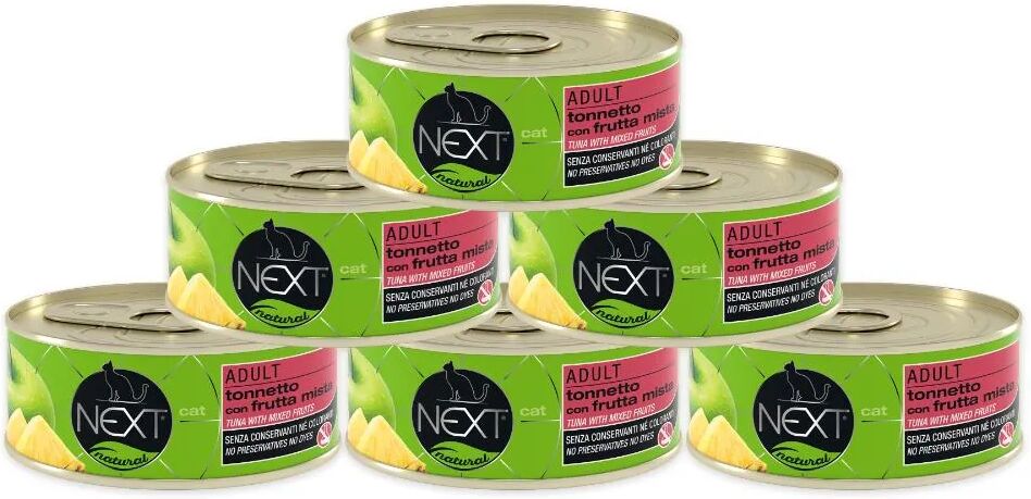 NEXT Natural Cat Lattina Multipack 6x70G TONNETTO E FRUTTA