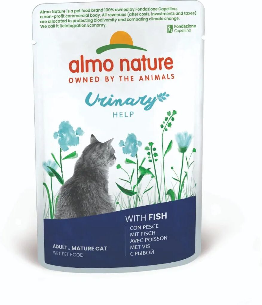 ALMO NATURE Cat Holistic Urinary Help Busta Multipack 30x70G PESCE