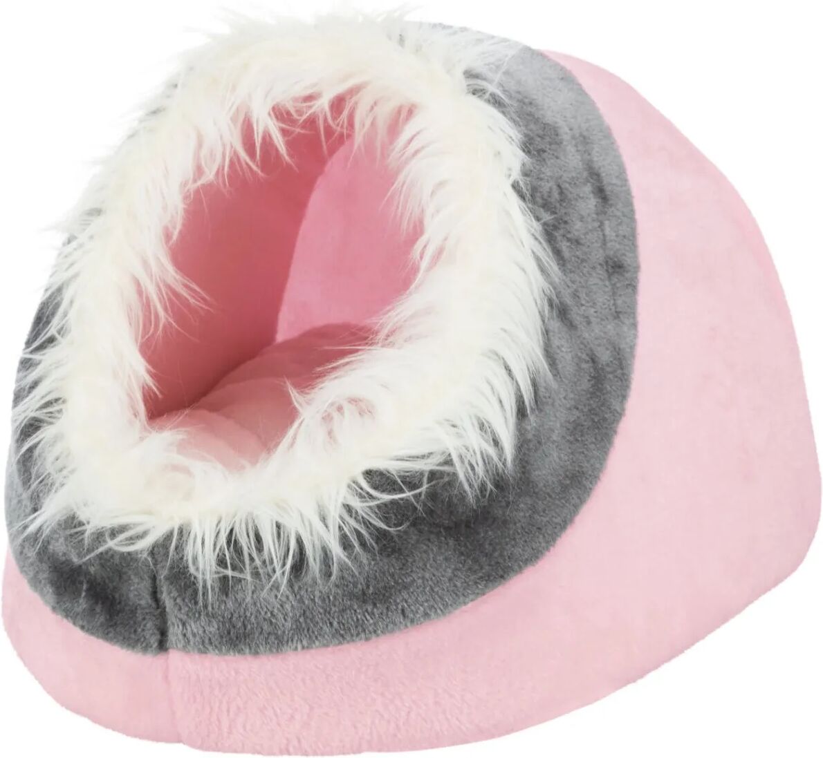 TRIXIE Cane Cuccia Igloo Minou Peluche Rosa CM.35