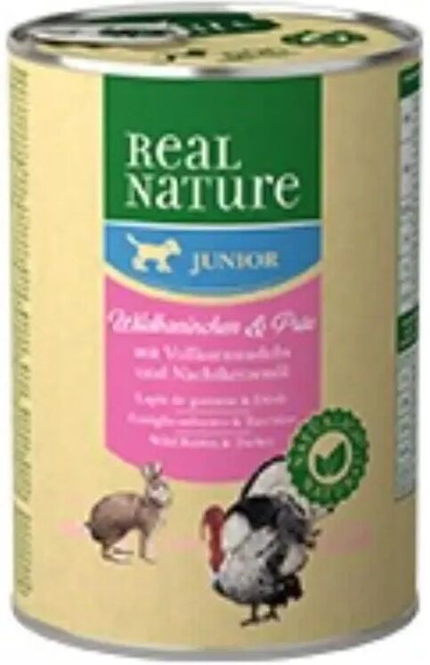 REAL NATURE Puppy Lattina 400G CONIGLIO E TACCHINO