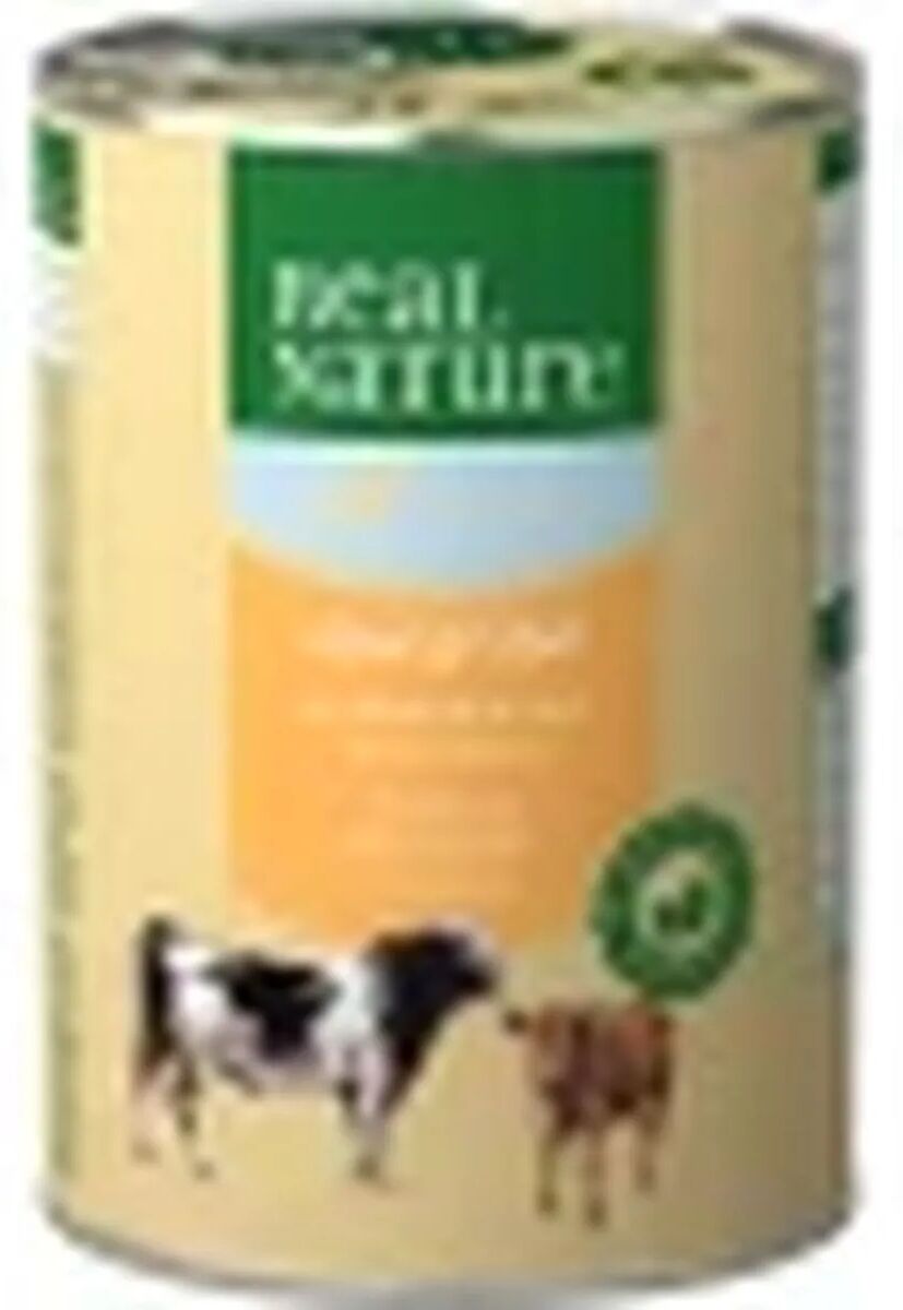 REAL NATURE Dog Light Lattina 400G MANZO E VITELLO