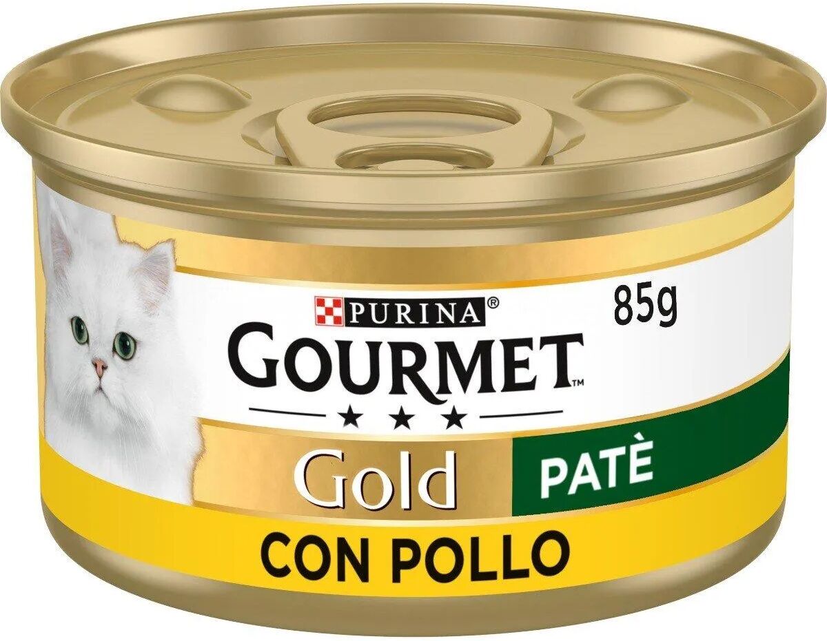 GOURMET Gold Patè Cat Lattina Multipack 24x85G POLLO