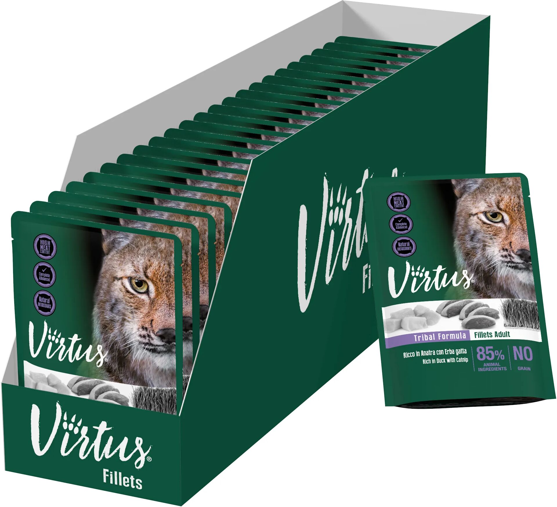 VIRTUS Cat Busta Multipack 24x85G ANATRA