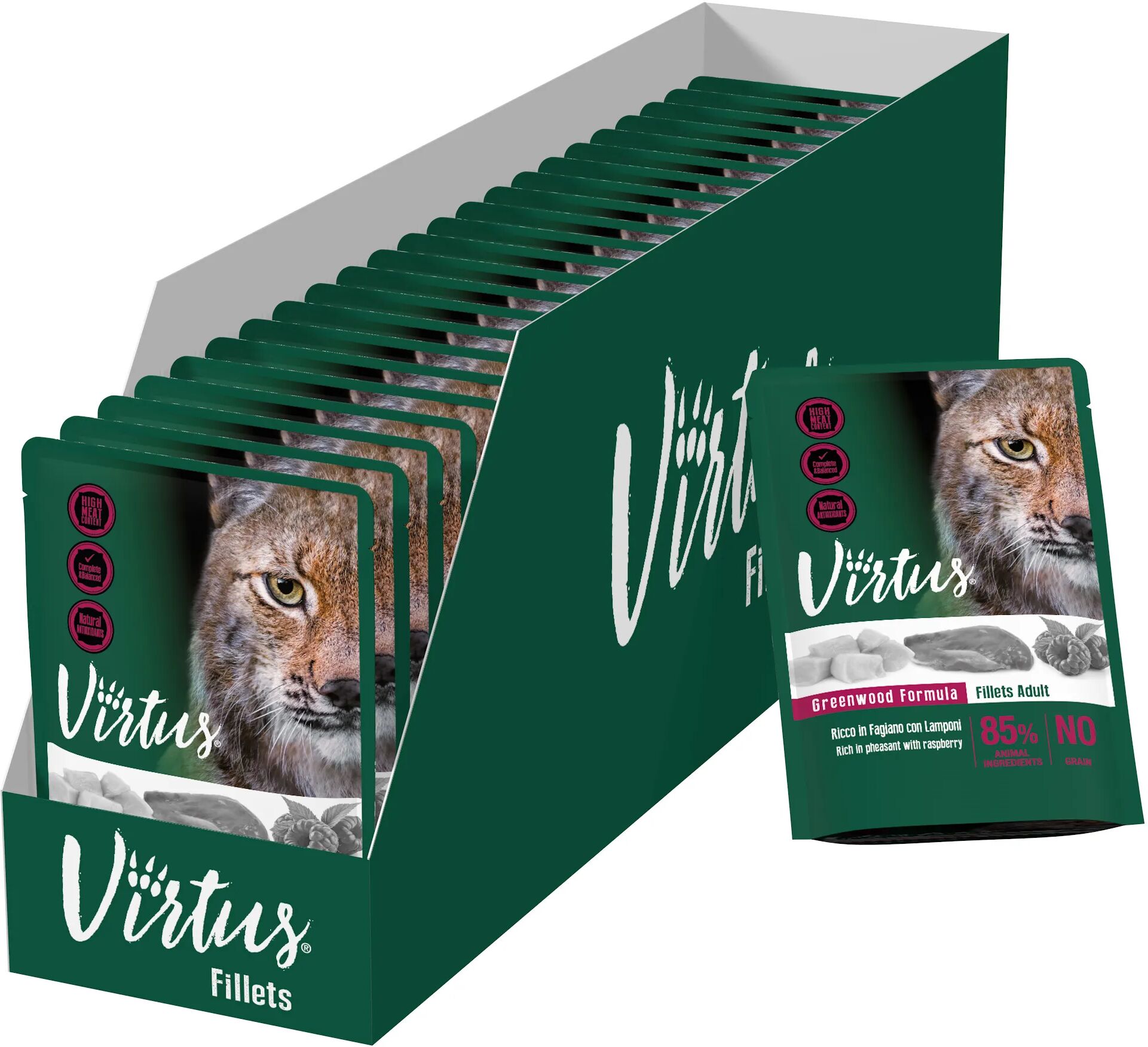 VIRTUS Cat Busta Multipack 24x85G FAGIANO