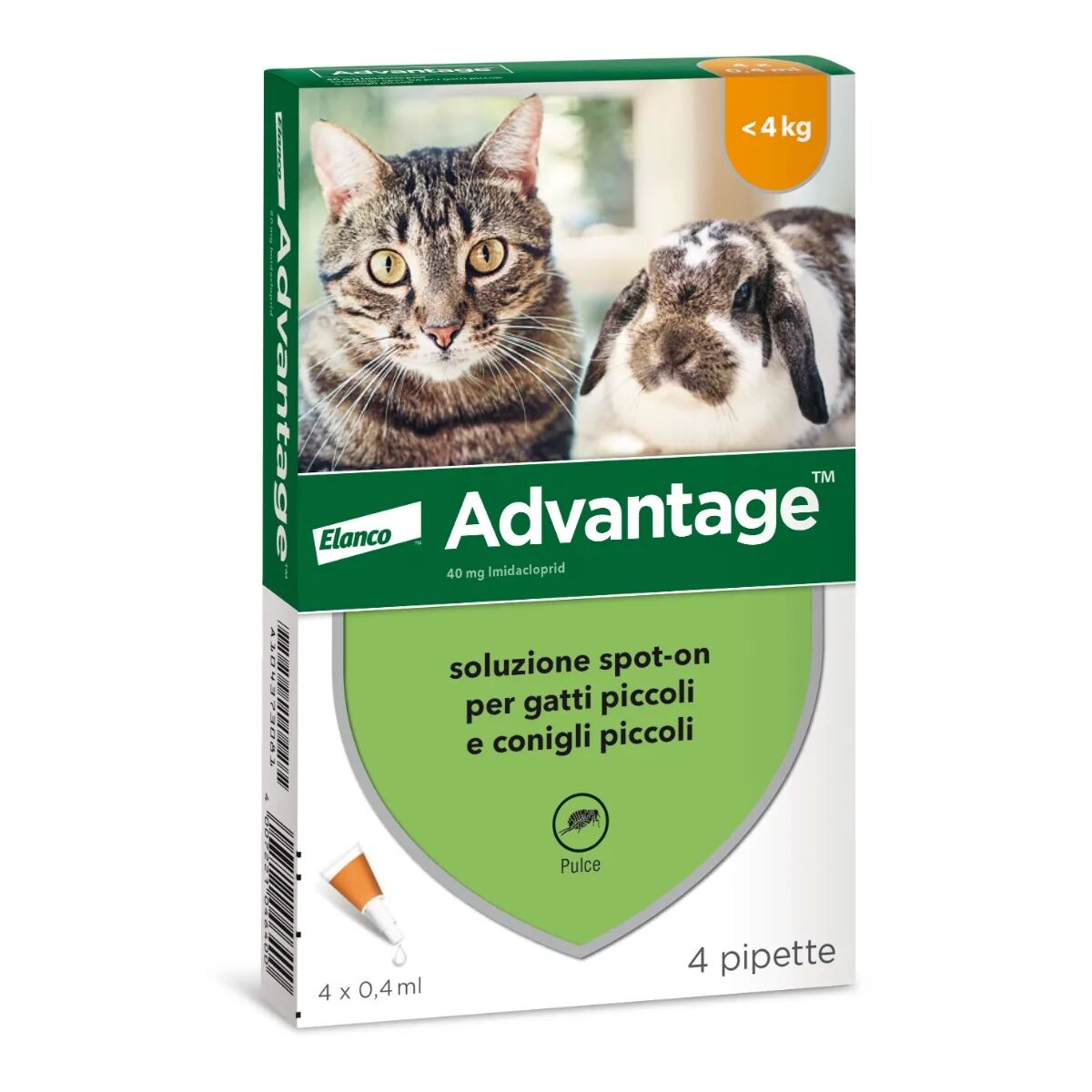 ADVANTAGE Antiparassitario Spot on per Gatti 0-4KG