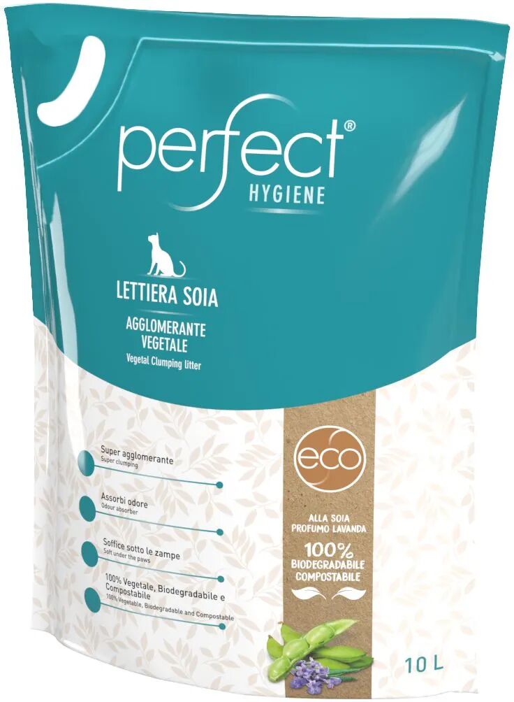 PERFECT Lettiera Gatto Soia Lavanda 10L