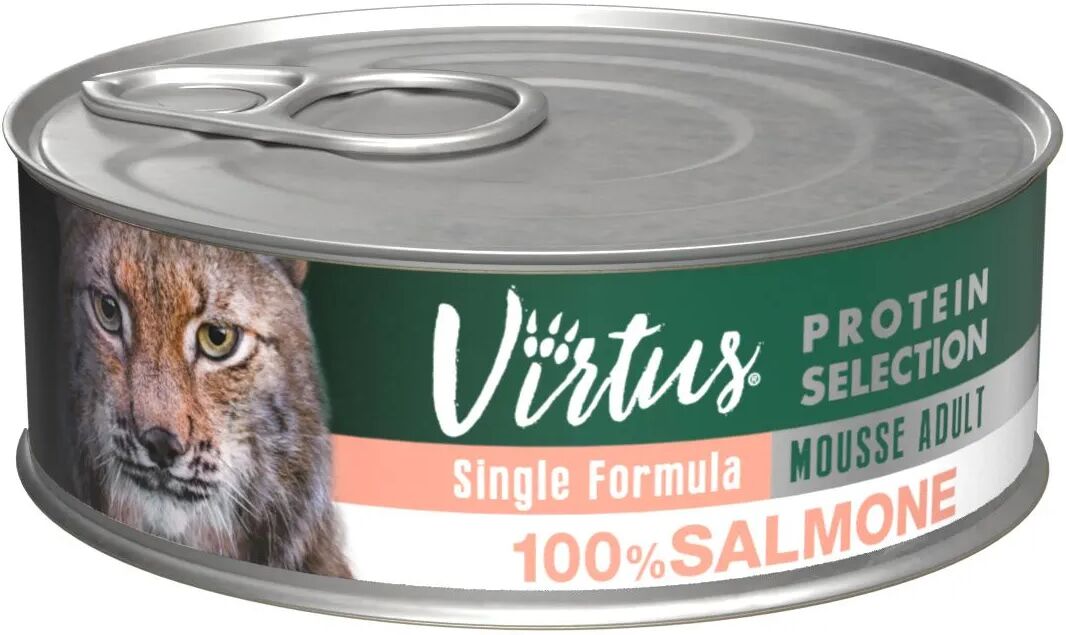 VIRTUS Cat Protein Selection Lattina Multipack 12x85G SALMONE