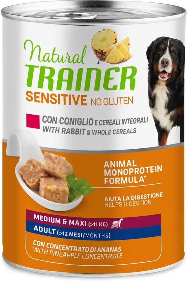 NATURAL TRAINER Sensitive Dog Lattina 400G CONIGLIO