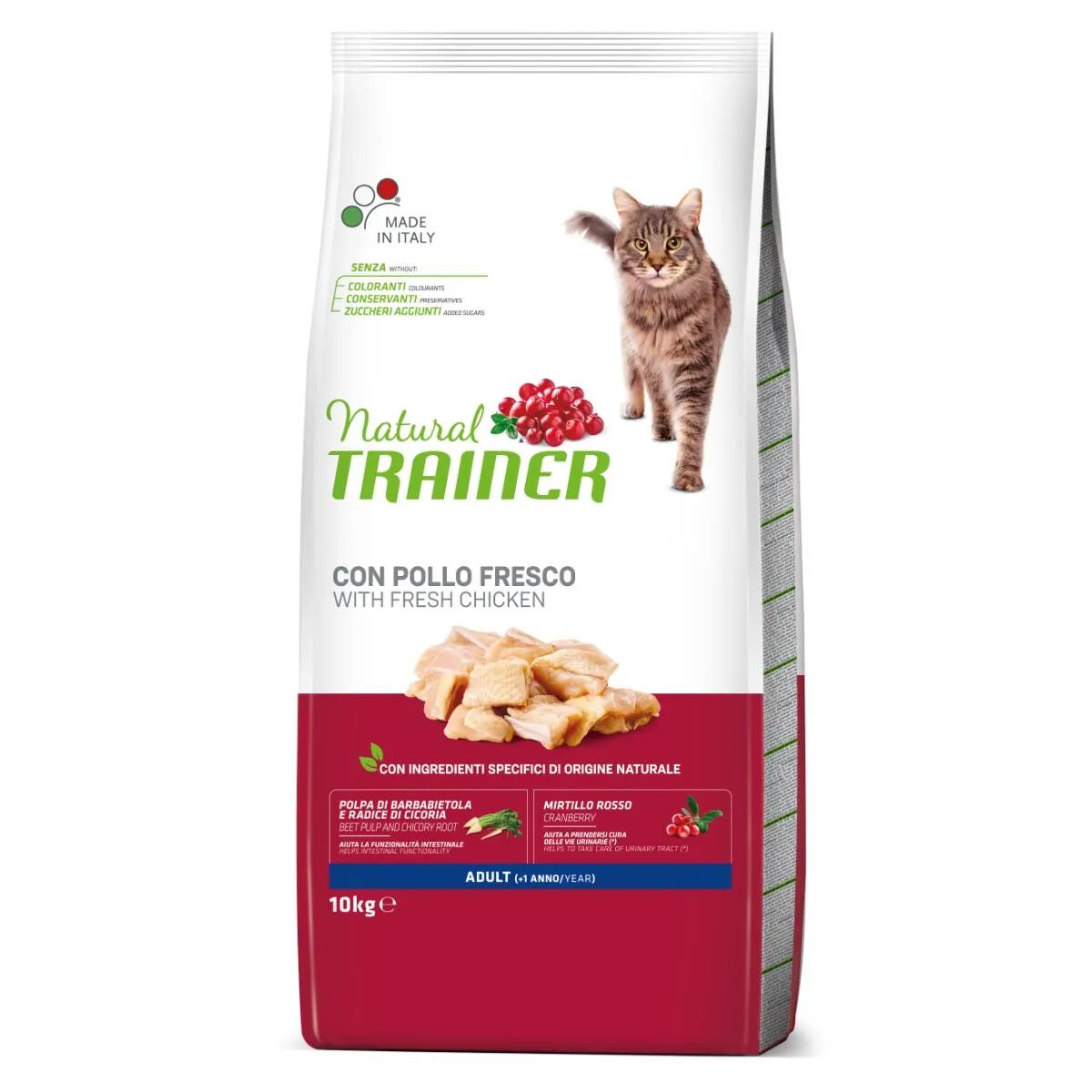 NATURAL TRAINER Gatto Adult Pollo 10KG