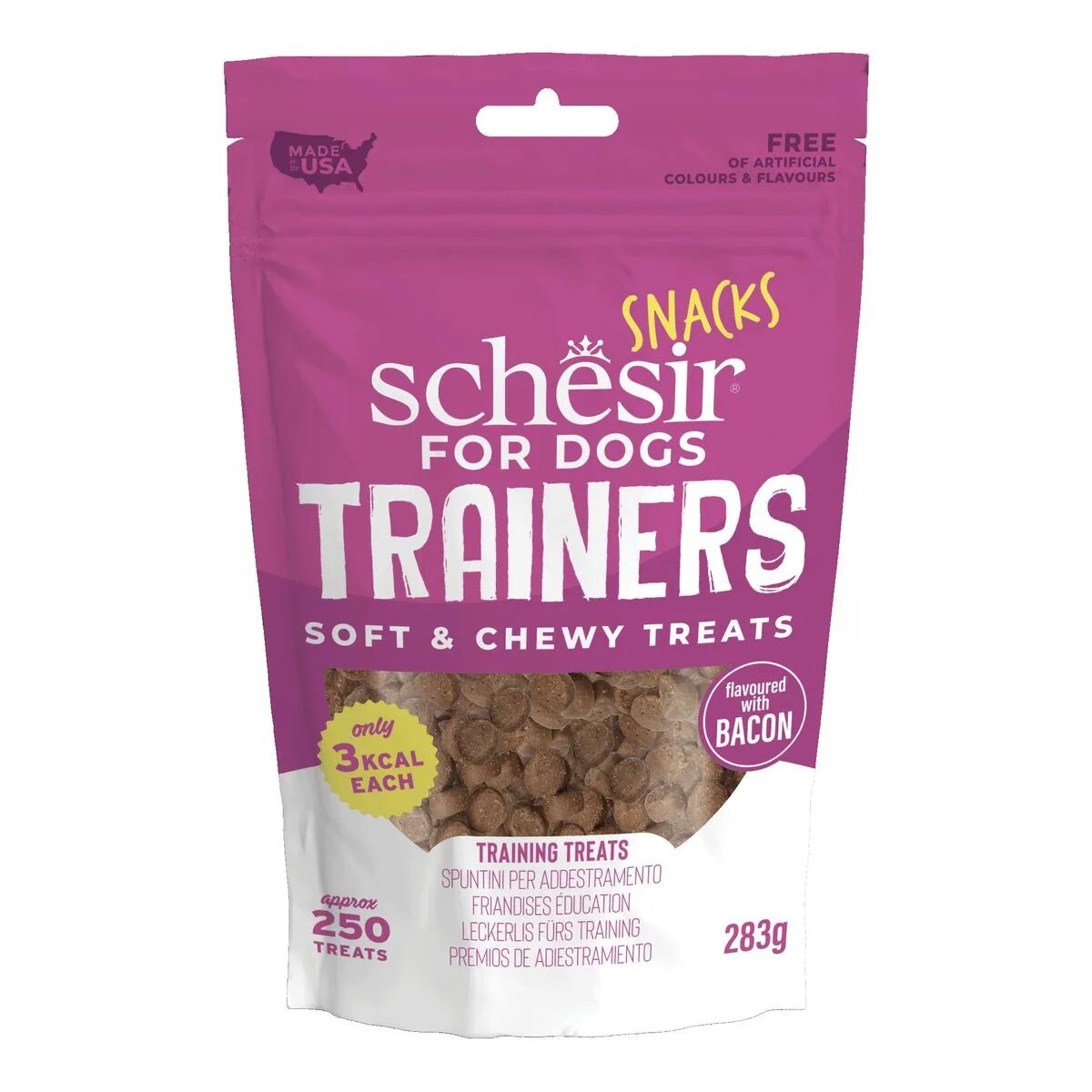 SCHESIR Dog Snack Traning Bacon 283G