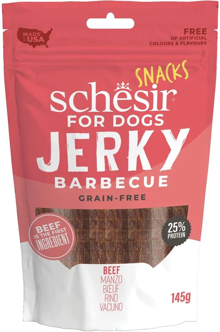 SCHESIR Dog Snack Jerky BBQ Manzo 145G