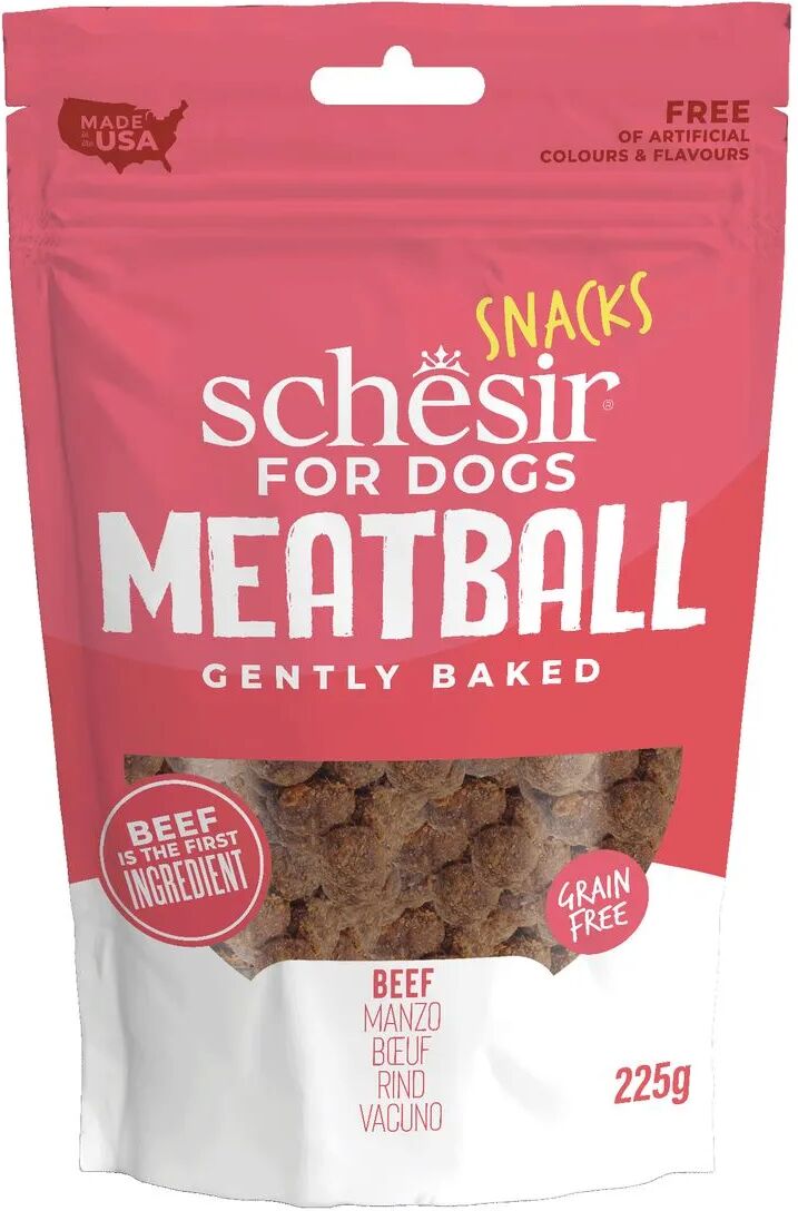 SCHESIR Dog Snack Meatballs Manzo 225G