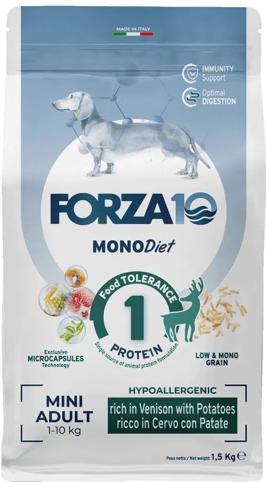 FORZA10 MonoDiet Mini Dog Cervo con Patate 1.5KG