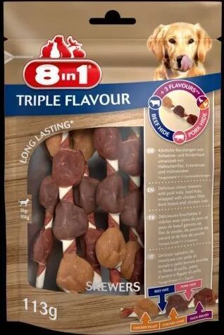 8IN1 Triple Flavour Extra Meat Spiedini 100G